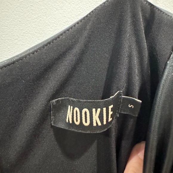 Nookie black faux leather Posse dress - Picture 5 of 9